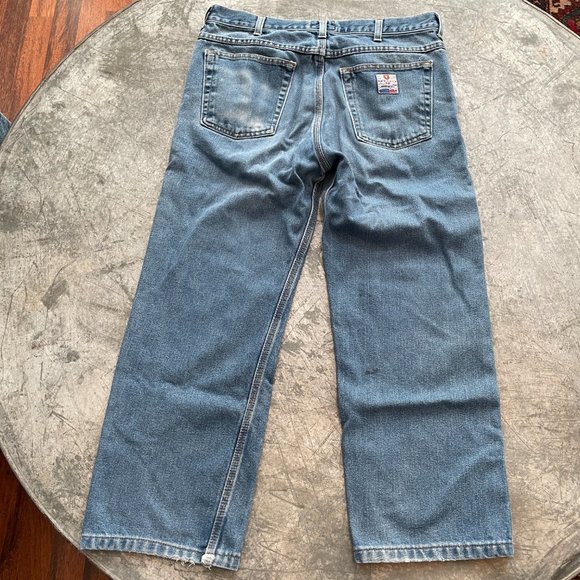 Vintage Tyndale Flame Resistant USA Jeans FR Denim Size 34X29 - Picture 10 of 12